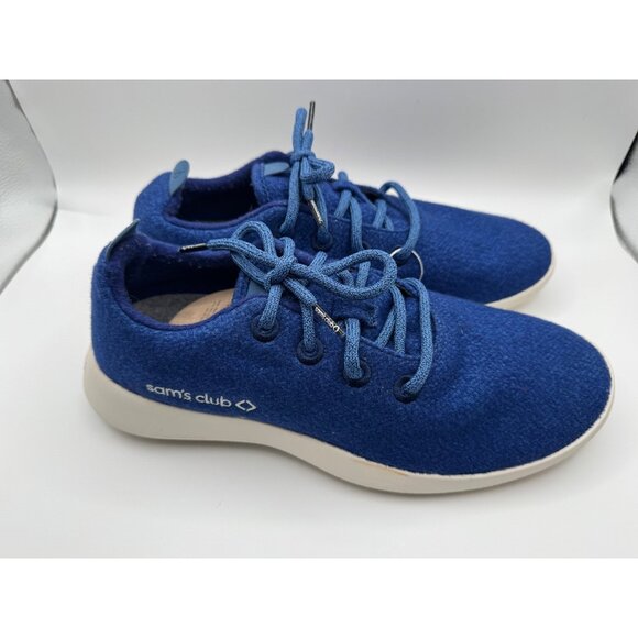 Allbirds Sams Club Edition Blue Wool Runners Sneakers Shoes Men 10 main image 4